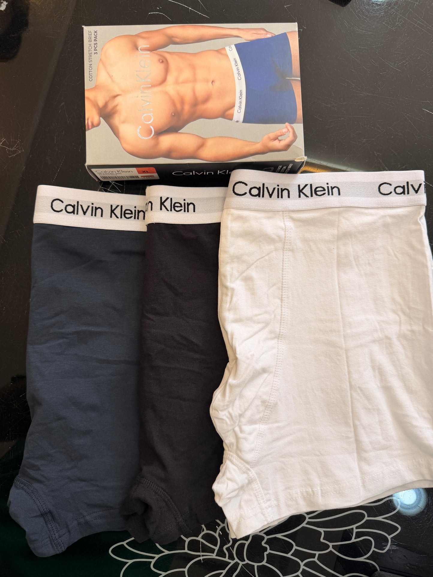 Calvin Klein Cotton Stretch Boxer Briefs – 3 Pack